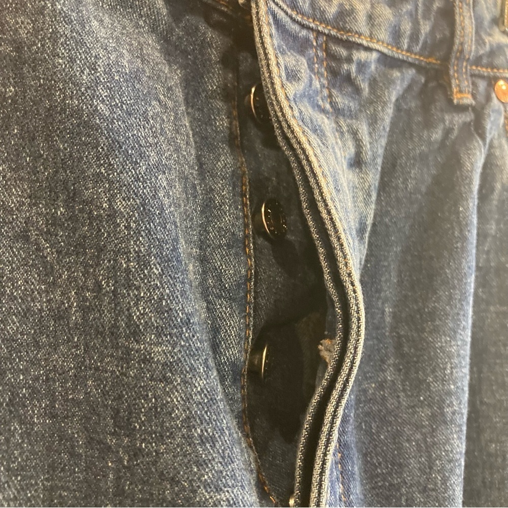 REFUGE DENIM Sz 15 Mom Style Super High Rise Mid-Wash Jeans - Picture 4 of 11